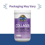 Garden of Life Collagen Powder 270g back view showing ingredients