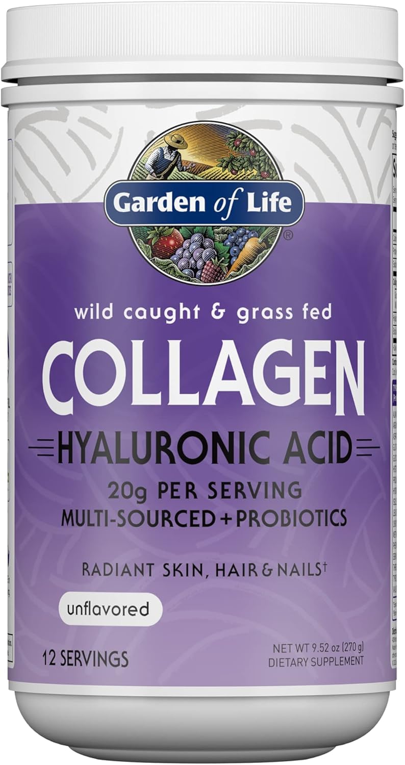 Garden of Life Collagen Powder mixed in a smoothie