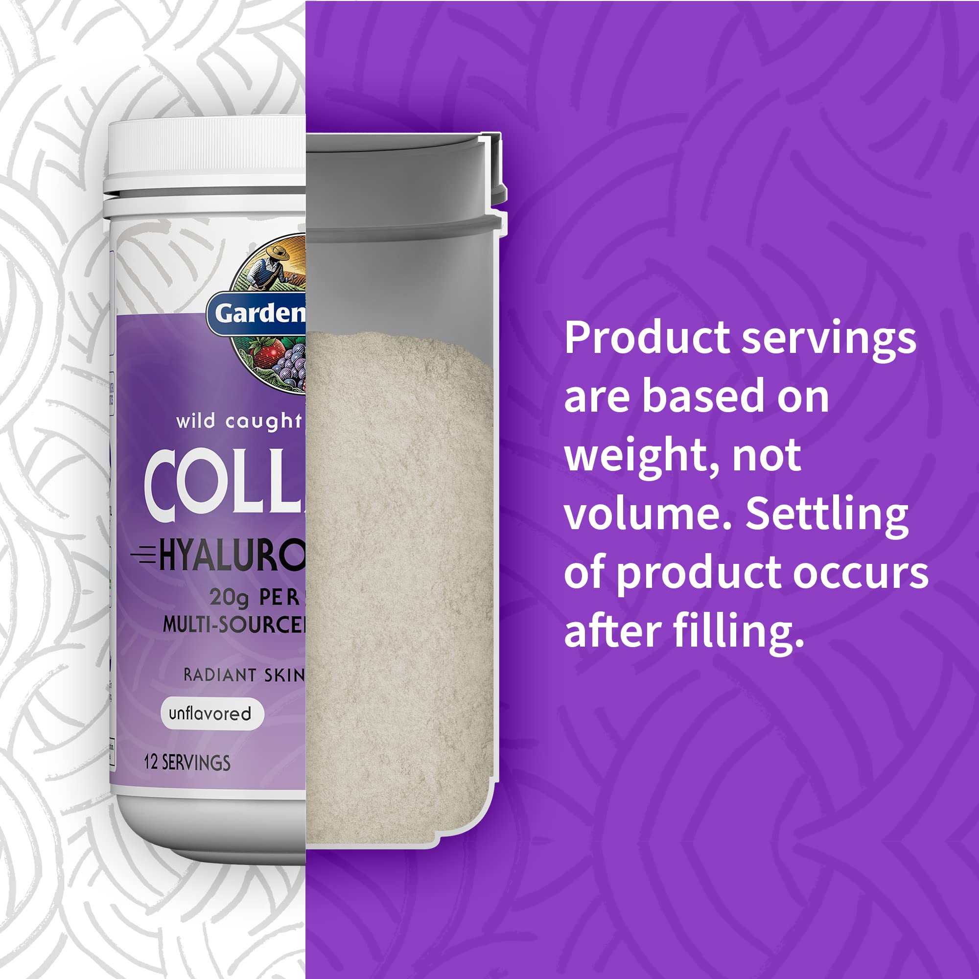 Garden of Life Collagen Powder with fresh fruits
