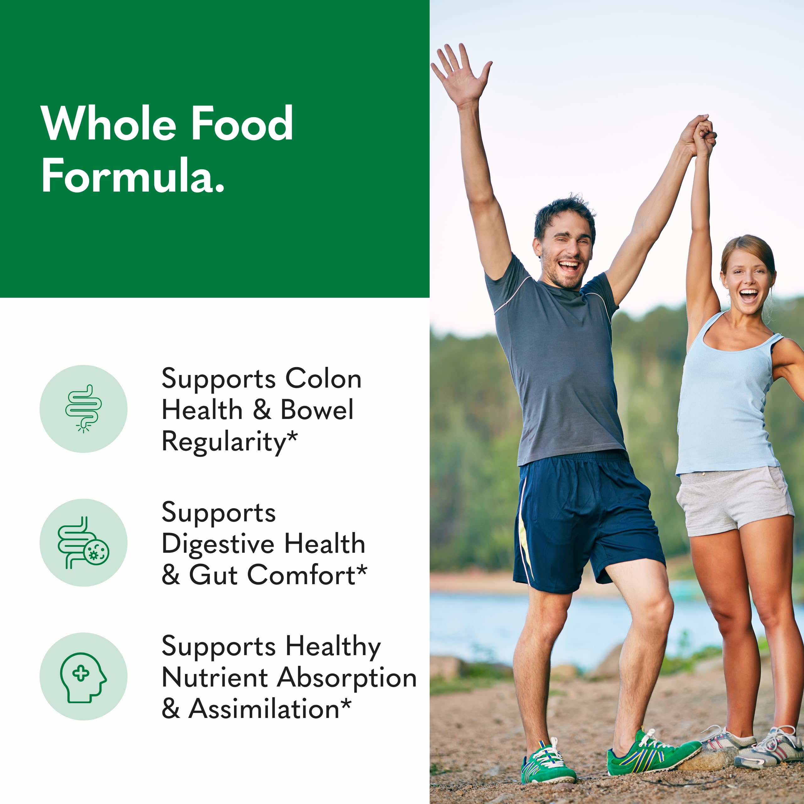 Garden of Life Colon Care Probiotic Supplement back view