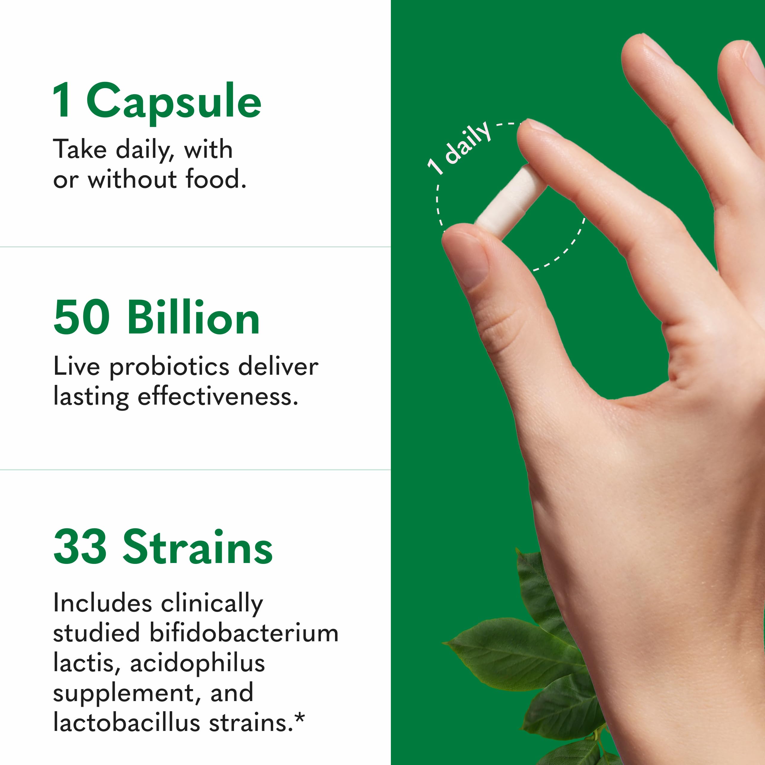 Garden of Life Colon Care Probiotic Supplement side view