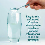 Garden of Life Creatine Monohydrate Powder mixed in a protein shake