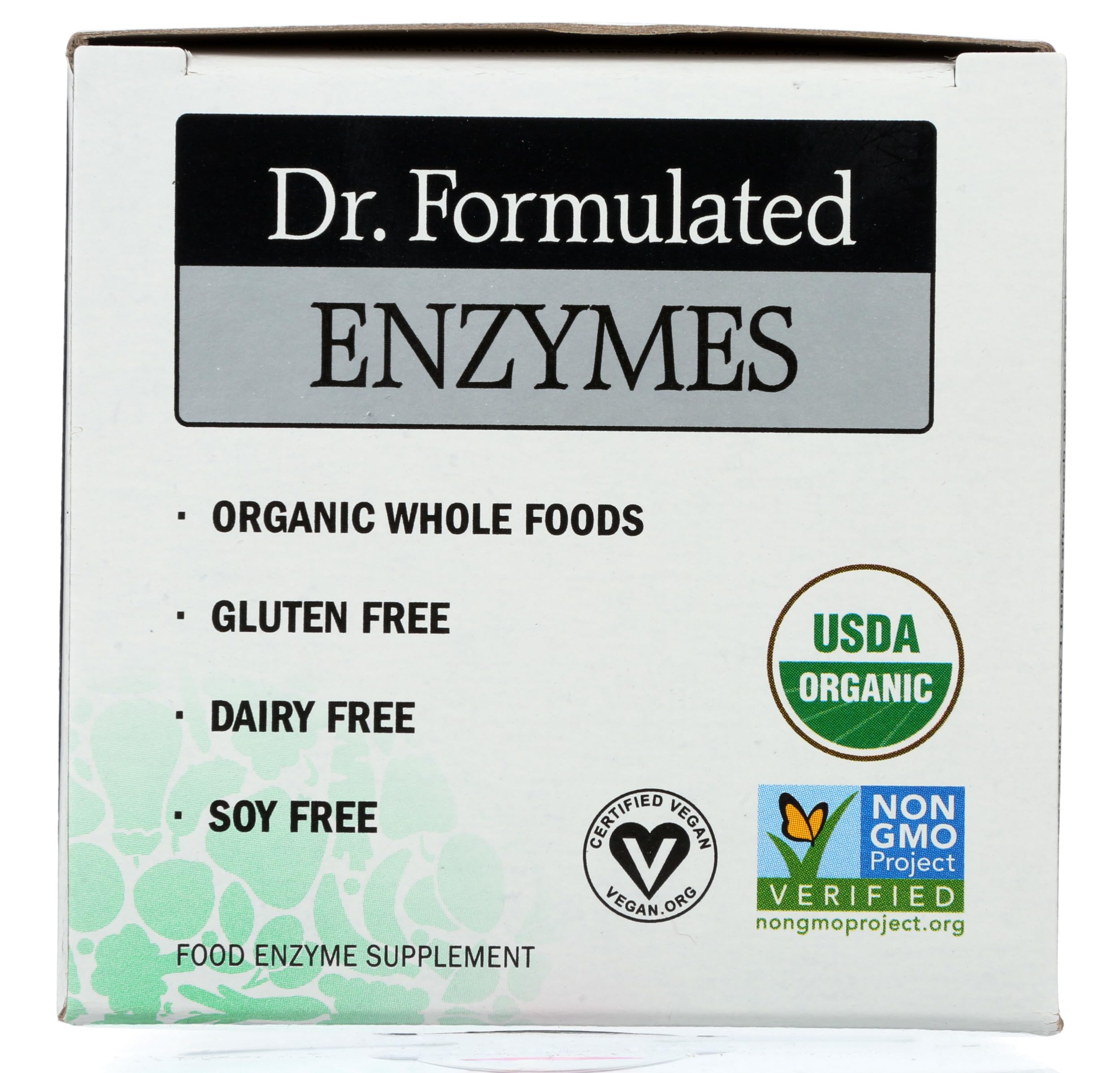 Garden of Life daily+ Multi-Enzyme Supplement ingredients list