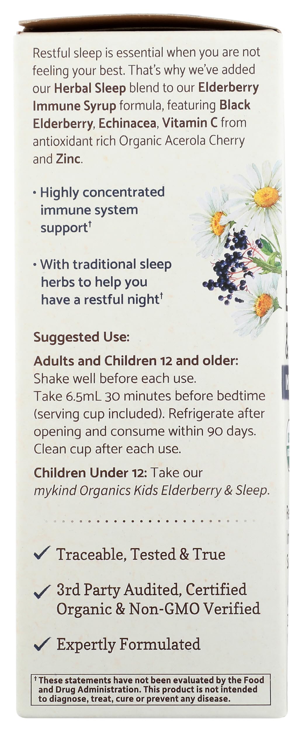 Garden of Life Elderberry Supplement with fresh elderberries