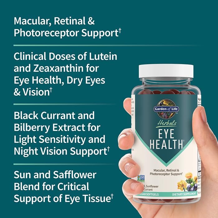 Garden of Life Eye Health Lutein Supplement ingredients list