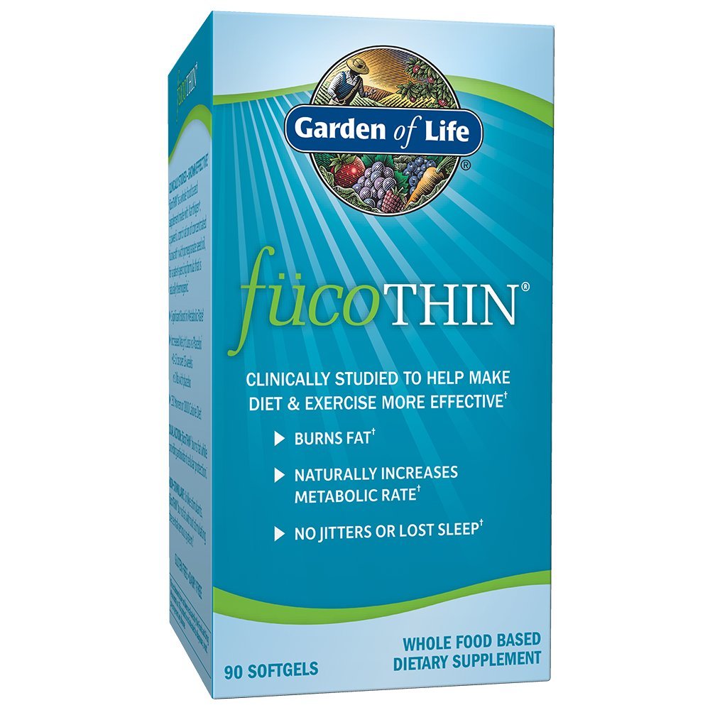 Garden of Life fücoTHIN softgel bottle front view