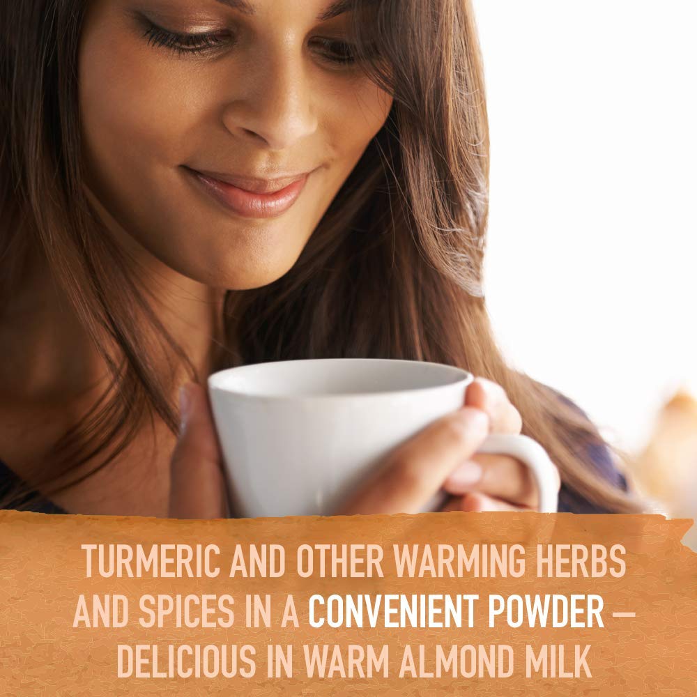 Garden of Life Golden Milk Powder packaging with ingredients list