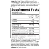 Garden of Life Kids Plant Omega-3 Liquid serving size measurement