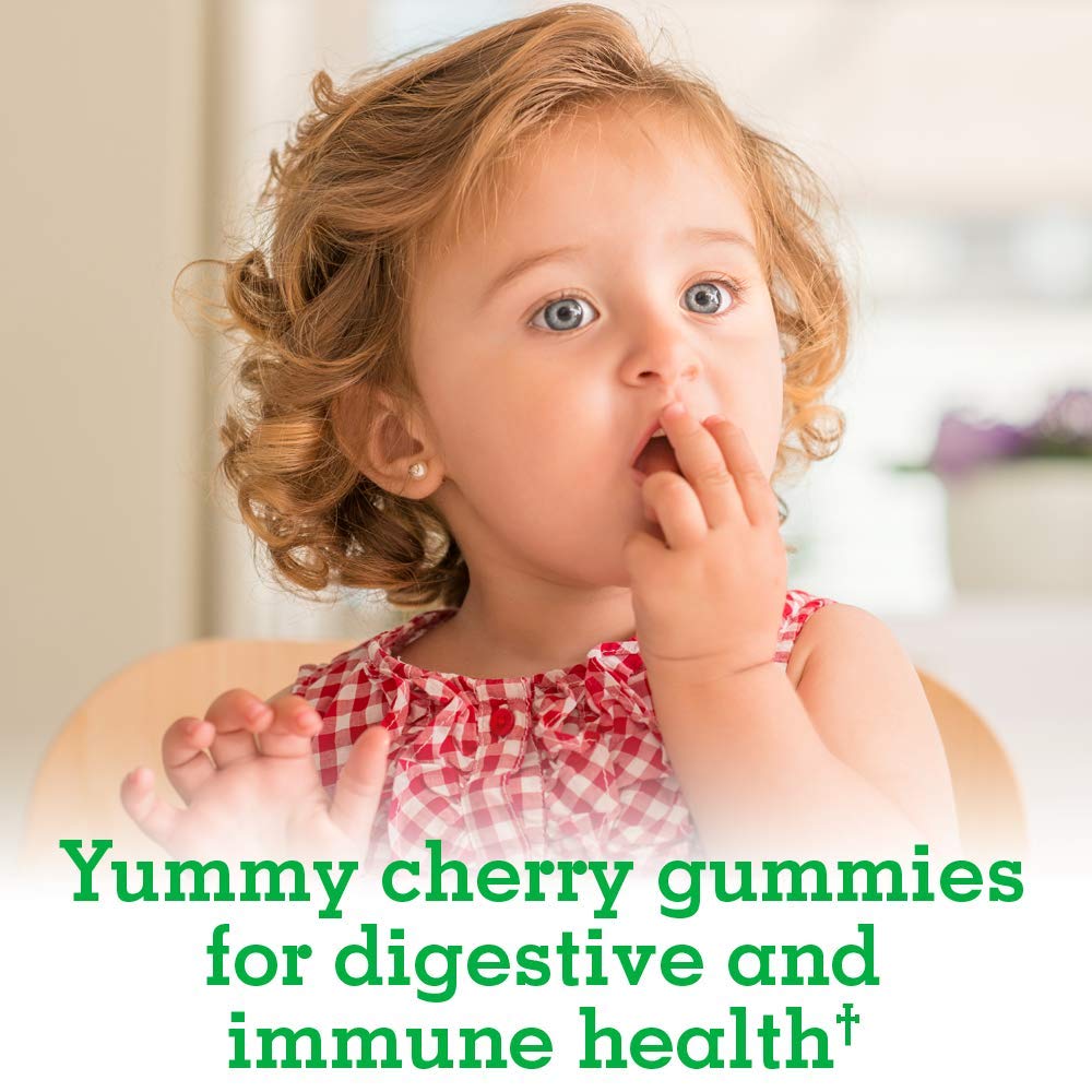 Garden of Life Kids Probiotic Gummies showing cherry flavour