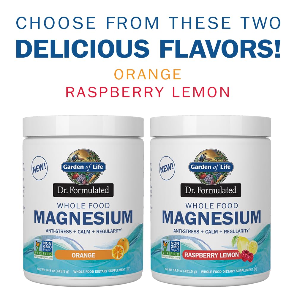 Garden of Life Magnesium Powder nutritional information