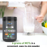 Garden of Life MCT Powder mixed in a smoothie