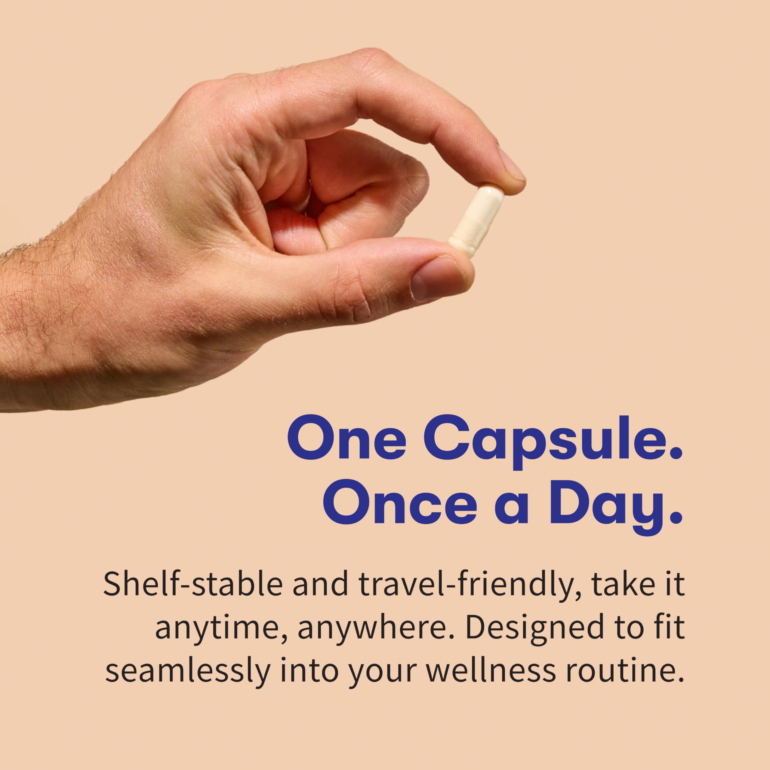 Garden of Life Men's Daily Probiotic back view of packaging