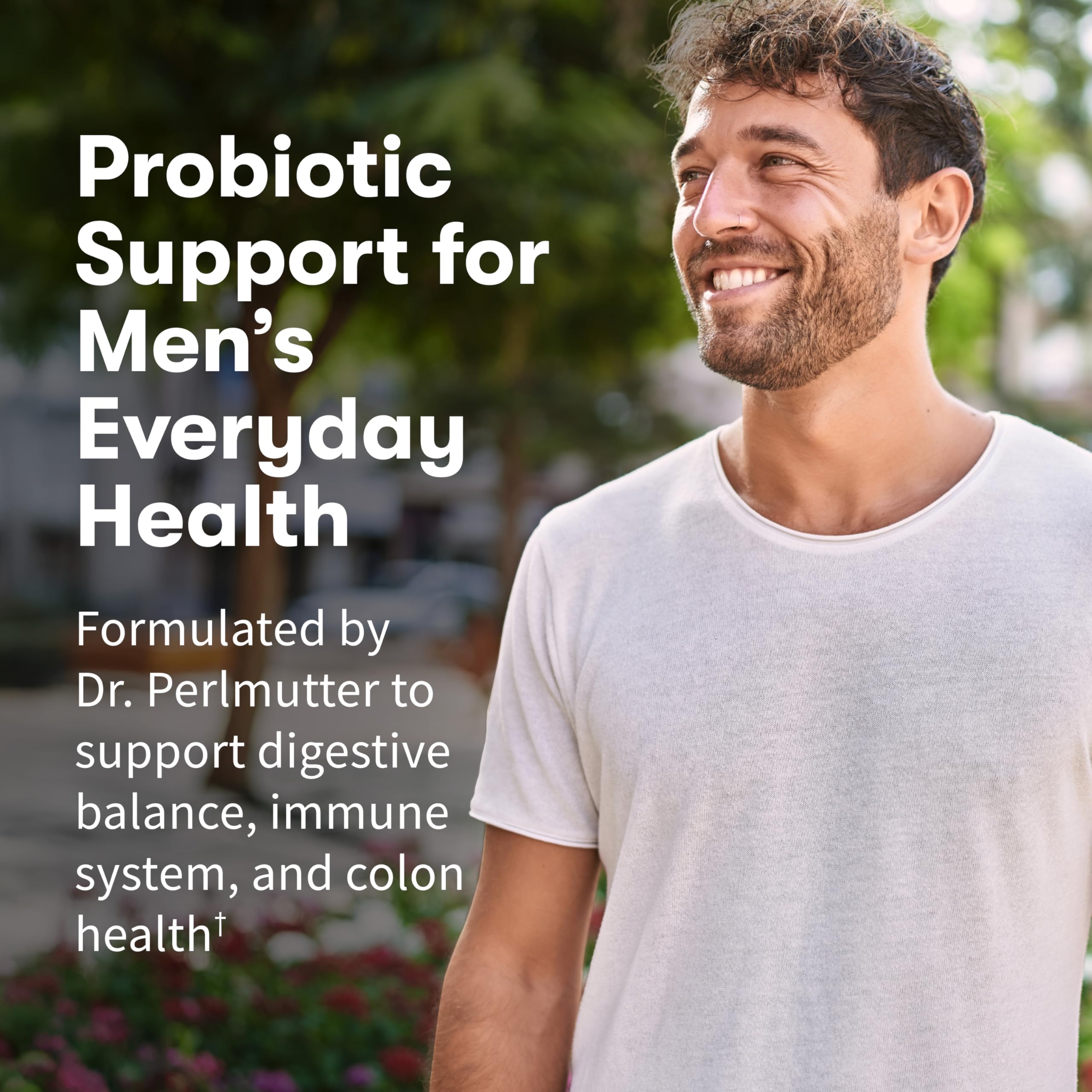 Garden of Life Men's Daily Probiotic capsule close-up
