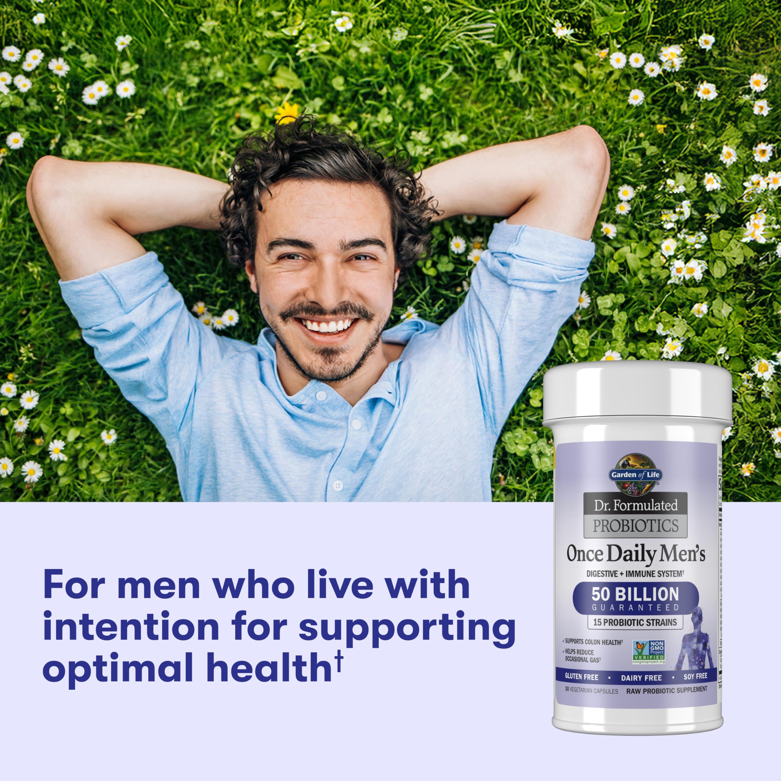 Garden of Life Men's Daily Probiotic ingredients list