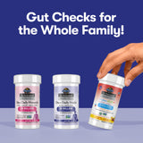 Garden of Life Men's Daily Probiotic with a glass of water