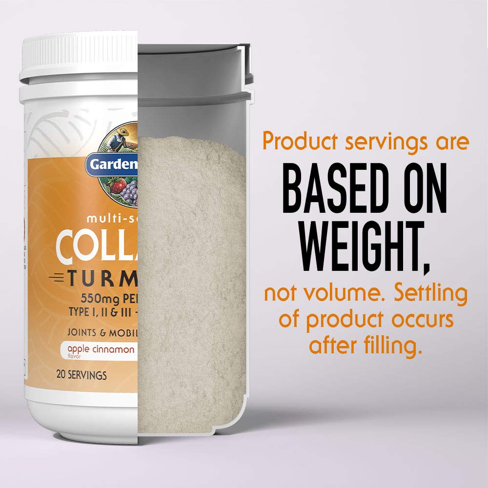 Garden of Life Multi-Sourced Collagen Powder 272g with apple cinnamon flavour