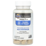 Garden of Life Multi+ Stress & Mood multivitamin bottle side view