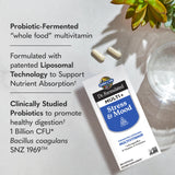 Garden of Life Multi+ Stress & Mood multivitamin capsules close-up