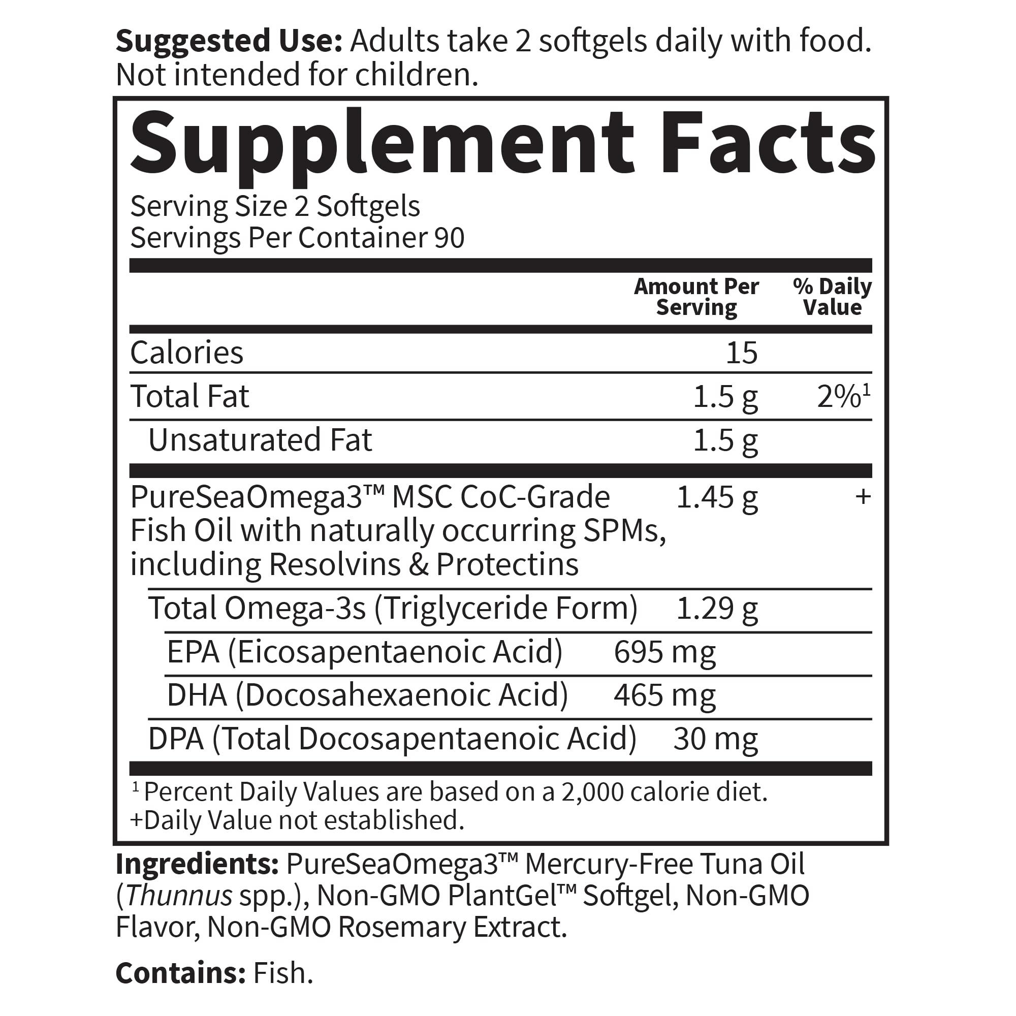 Garden of Life Omega-3 Fish Oil Softgels with a measuring spoon