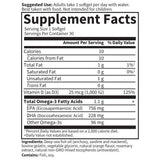 Garden of Life Omega 3 Fish Oil Supplement 1100mg softgel in hand