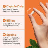Garden of Life Once Daily Probiotic Supplement 30 Billion CFU capsule close-up
