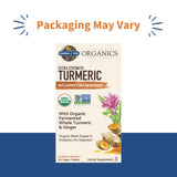 Garden of Life Organic Extra Strength Turmeric 100mg Curcumin Tablets packaging