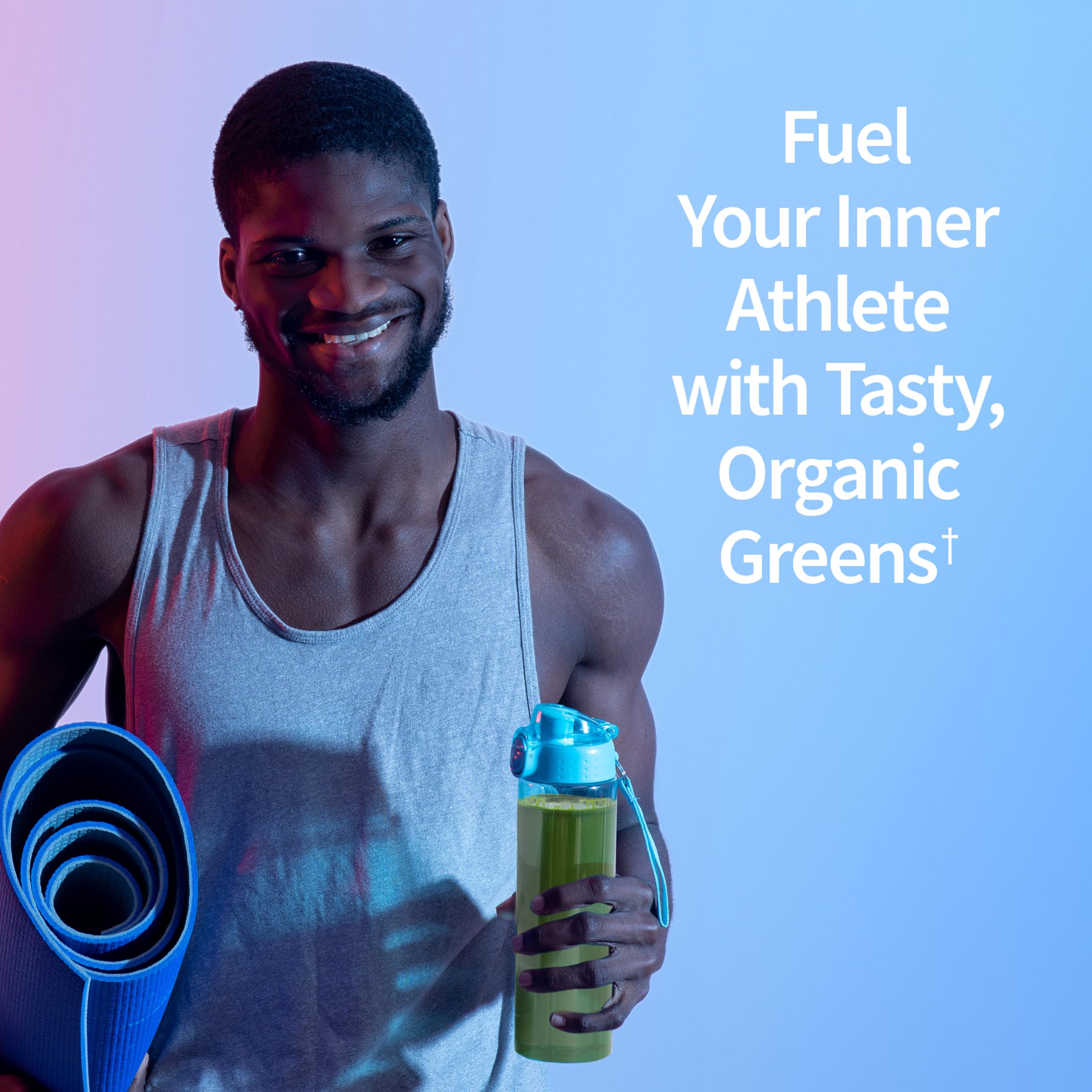 Garden of Life Organic Greens Superfood Powder ingredients close-up