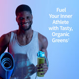 Garden of Life Organic Greens Superfood Powder mixed in a smoothie