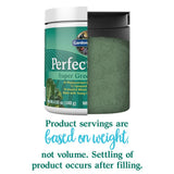 Garden of Life Perfect Food Superfood Greens Powder with ingredients