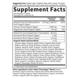 Garden of Life Plant Calcium Supplement 1000mg ingredients list