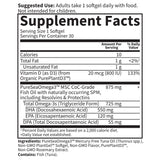 Garden of Life Prenatal DHA Omega 3 Supplement bottle on a kitchen counter