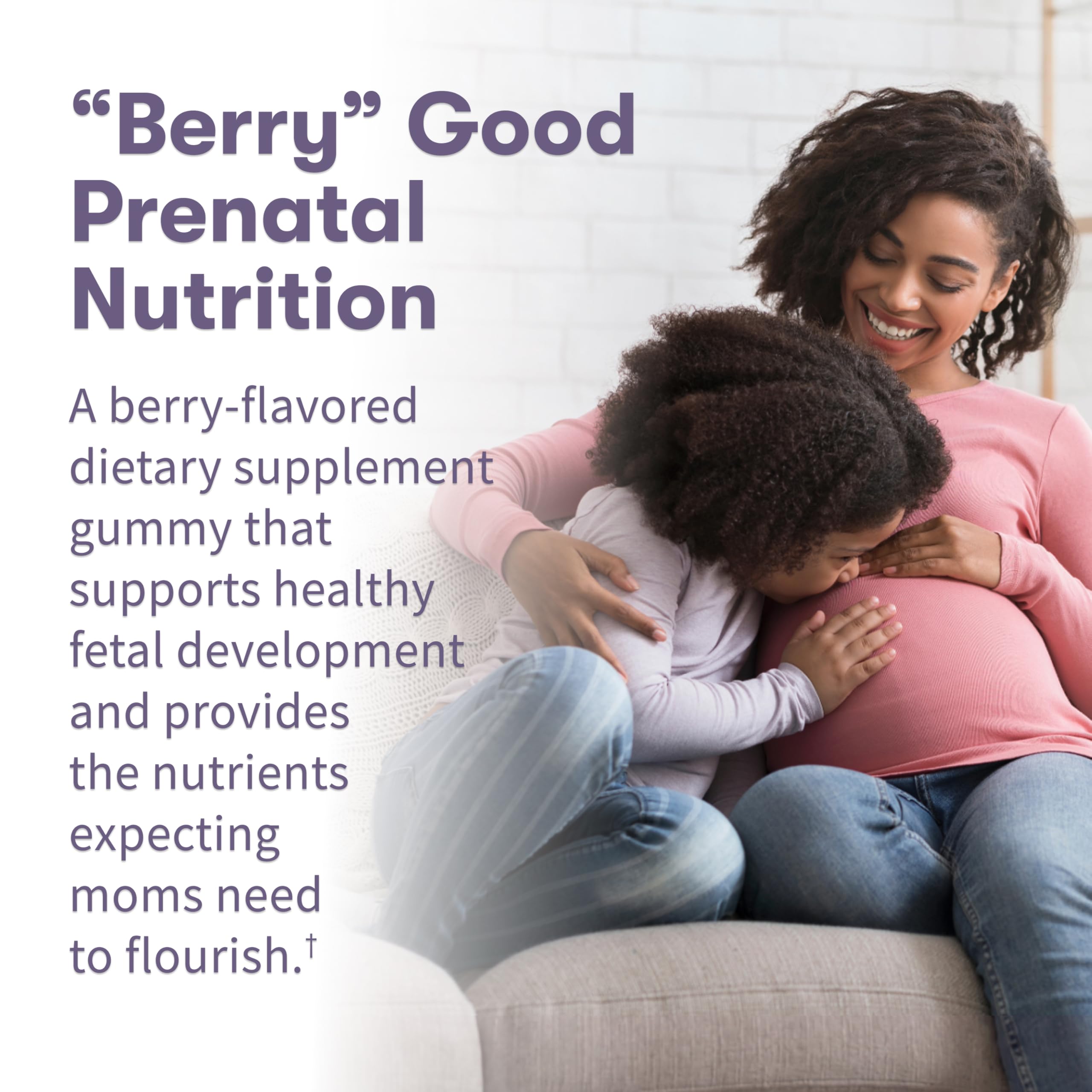 Garden of Life Prenatal Gummies showing organic ingredients