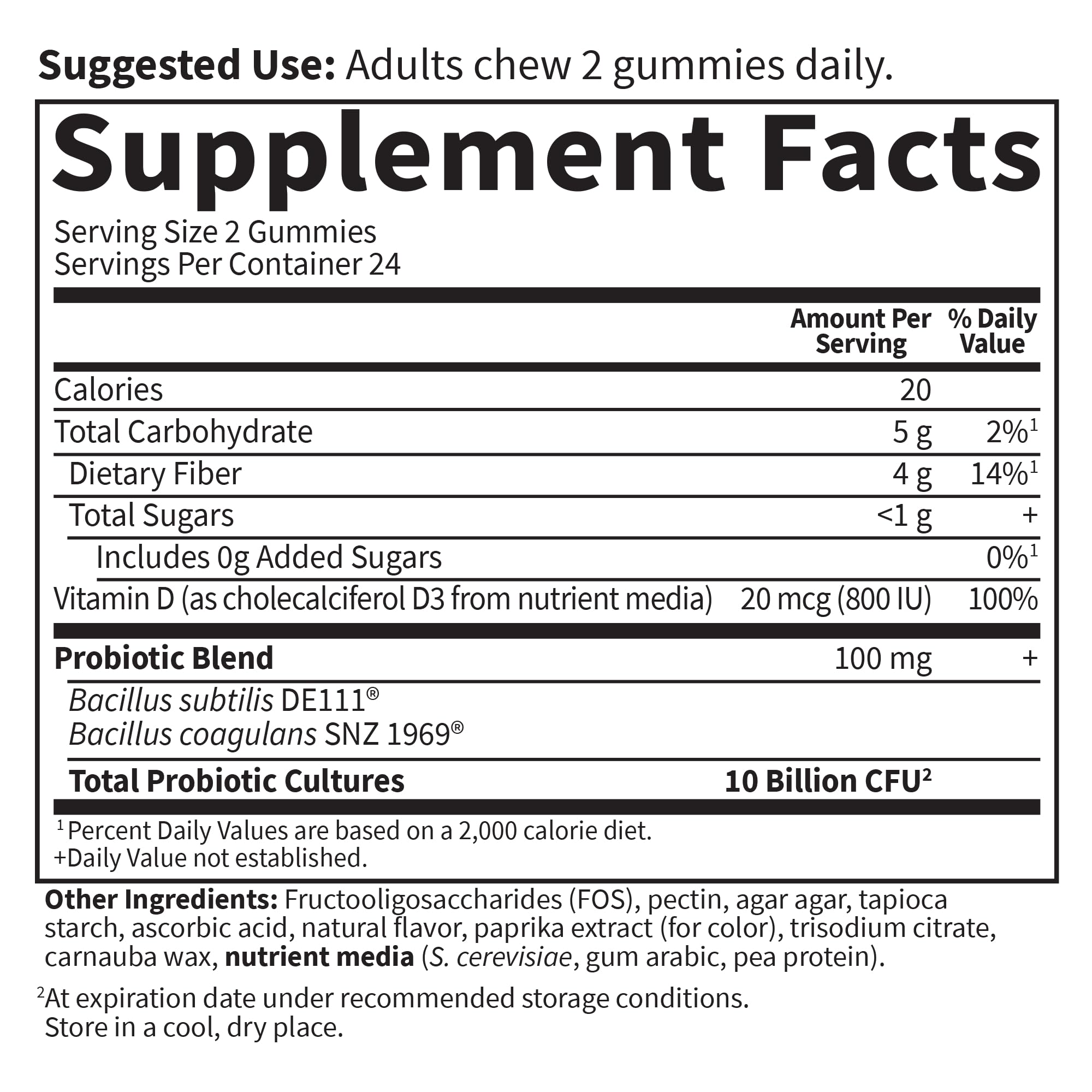 Garden of Life Probiotic Gummies 10 Billion CFU close-up of gummies