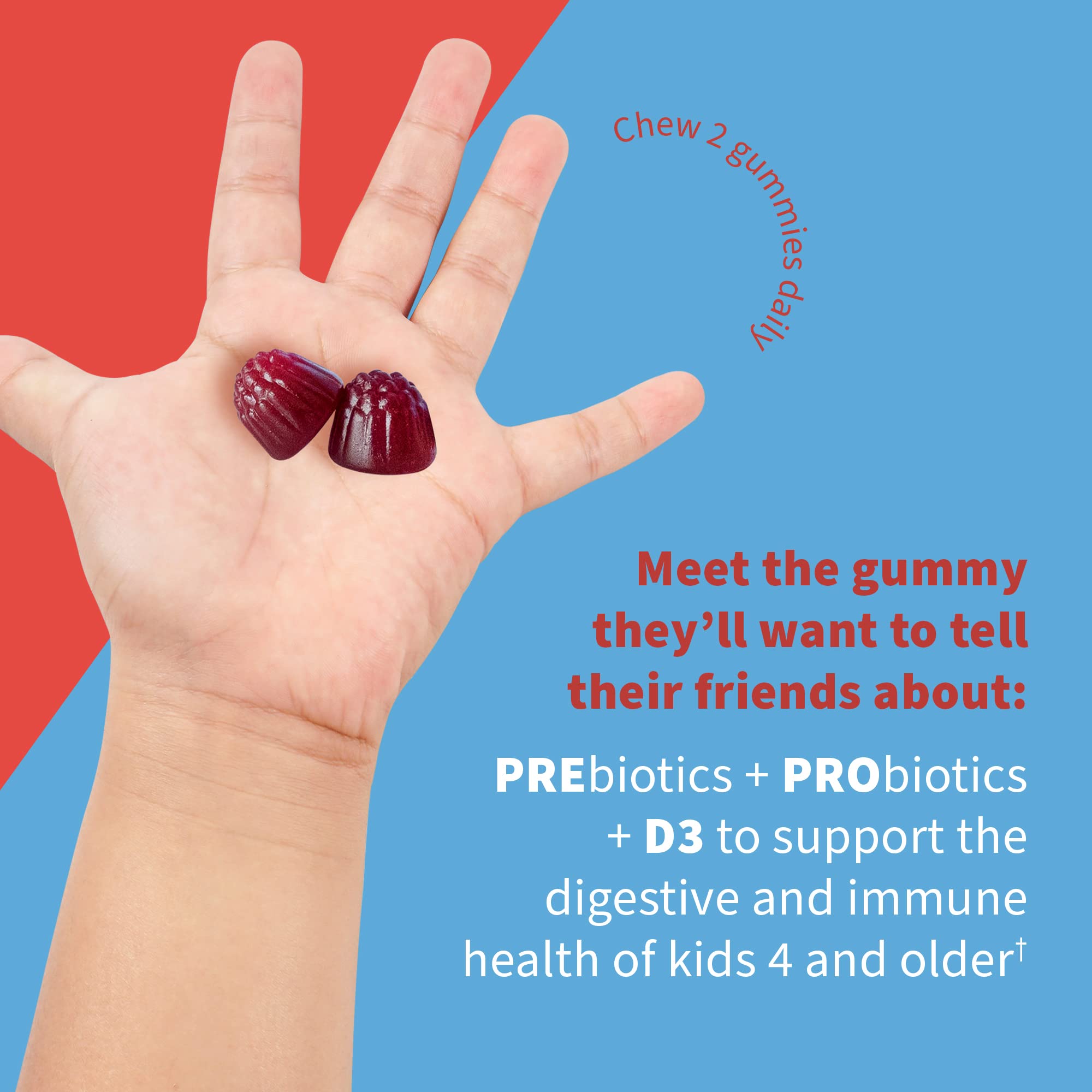 Garden of Life Probiotic Gummies for Kids side view packaging