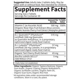 Garden of Life Quercetin Probiotic 500mg 60 Tablets on a kitchen counter