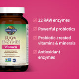 Garden of Life Raw Enzymes for Women ingredients list