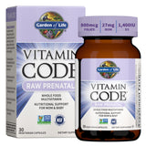 Garden of Life Raw Prenatal Vitamins 90 Capsules front view