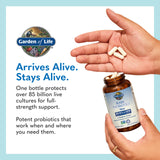 Garden of Life Raw Probiotics Men 85 Billion CFU with other supplements