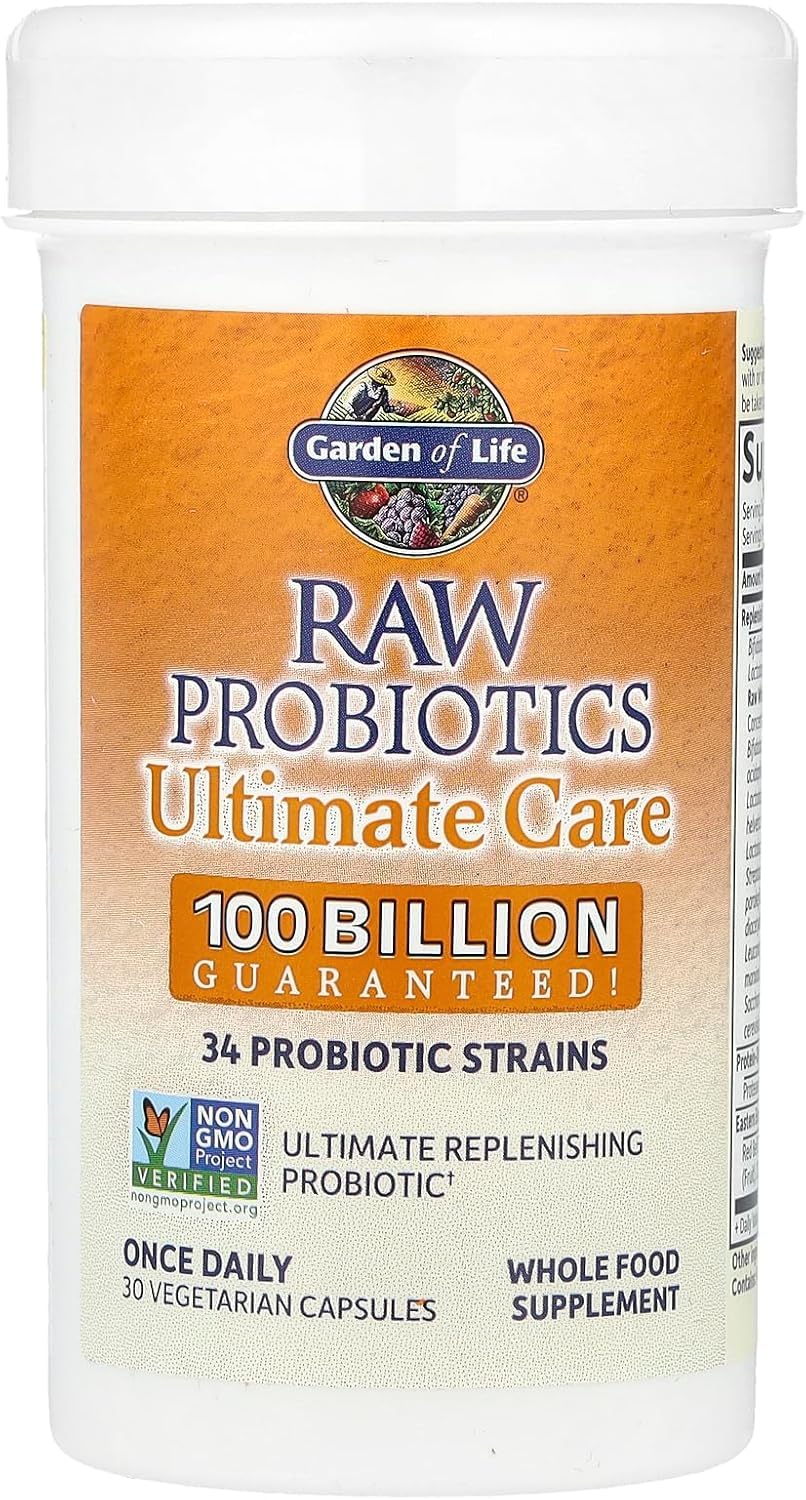 Garden of Life Raw Probiotics Ultimate Care ingredients list