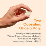 Garden of Life Raw Vitamin C 500mg vegan capsules ingredients list