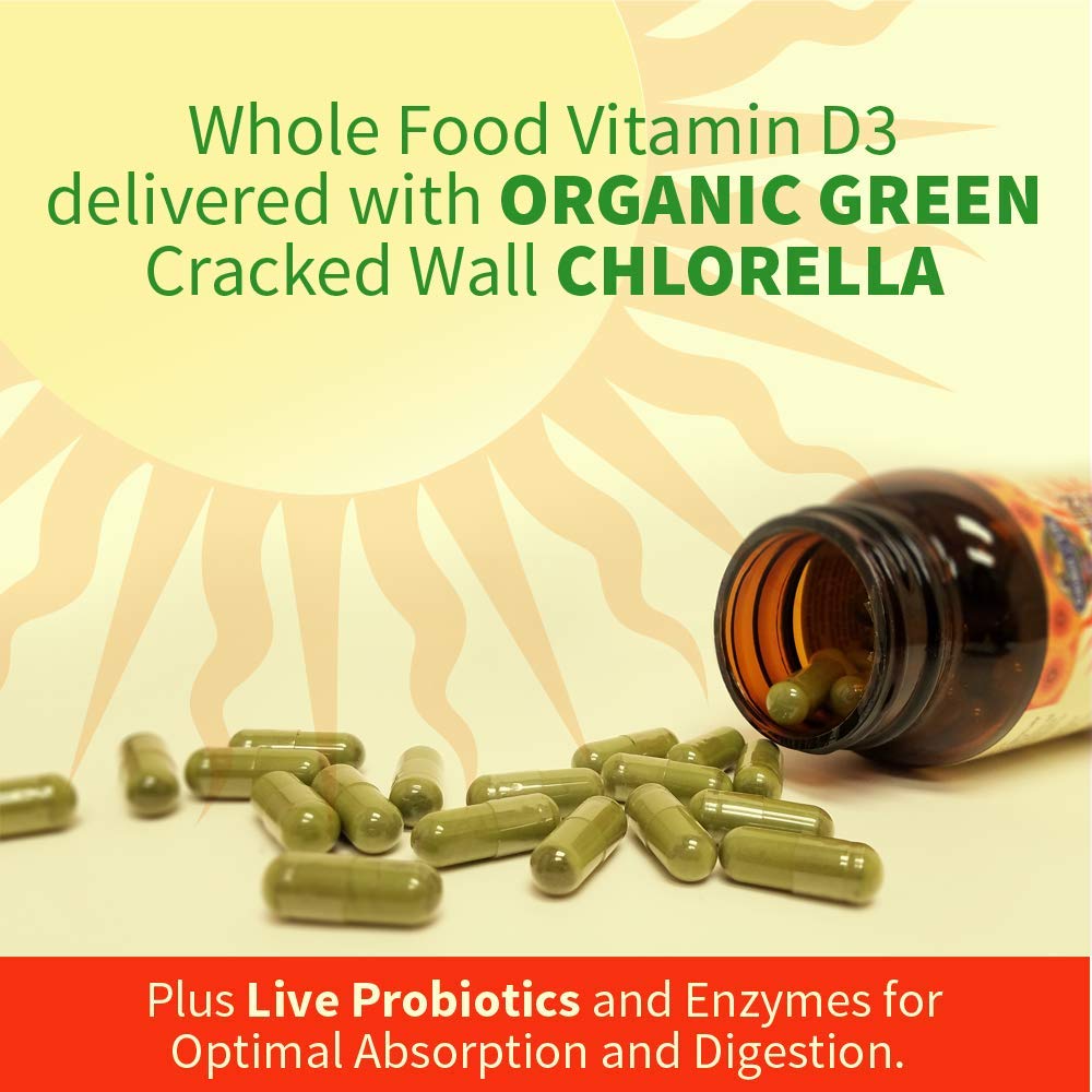 Garden of Life RAW Vitamin D3 packaging side view
