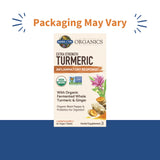 Garden of Life Turmeric Supplement side view showing tablets