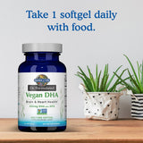 Garden of Life Vegan Omega-3 DHA Supplement 400mg softgel ingredients list