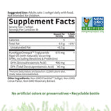 Garden of Life Vegan Omega-3 DHA Supplement 400mg softgel with food