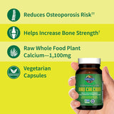 Garden of Life Vitamin Code Raw Calcium 227g back view with ingredients