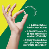 Garden of Life Vitamin Code Raw Calcium 227g capsule close-up