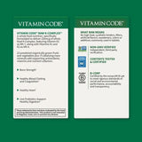 Garden of Life Vitamin Code Raw K-Complex capsule opened with powder