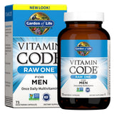 Garden of Life Vitamin Code RAW ONE For Men Multivitamin front view