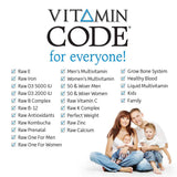 Garden of Life Vitamin Code RAW ONE For Men Multivitamin with water and juice