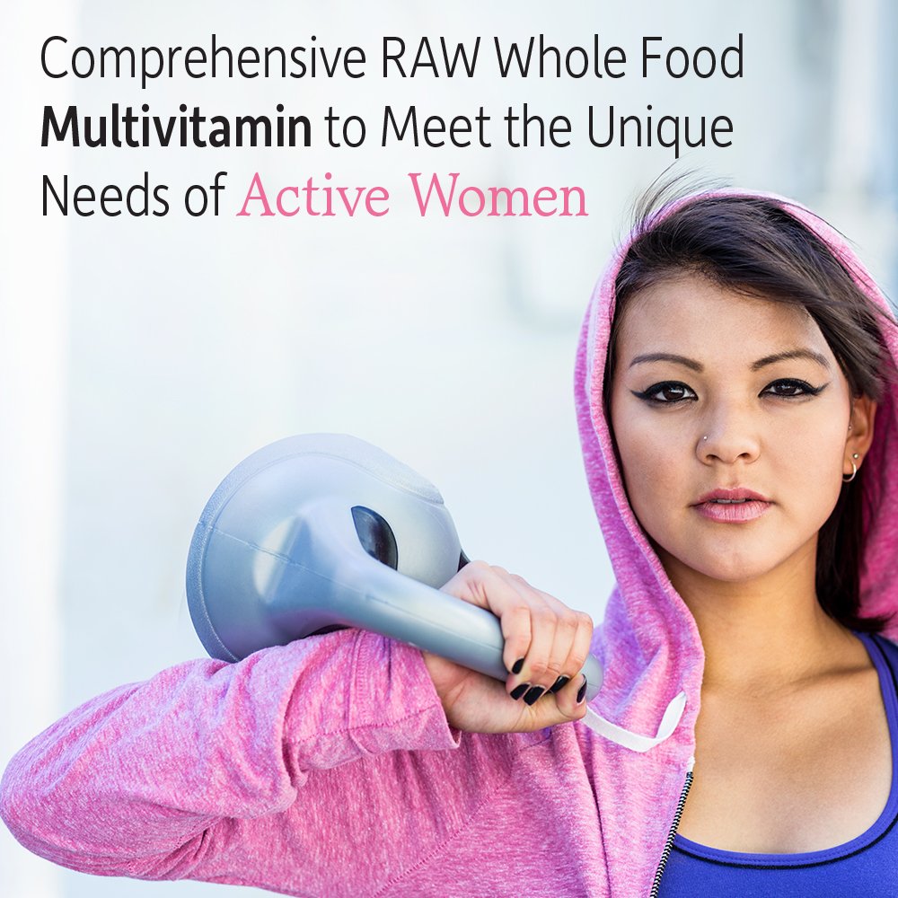 Garden of Life Vitamin Code RAW ONE for Women capsule close-up